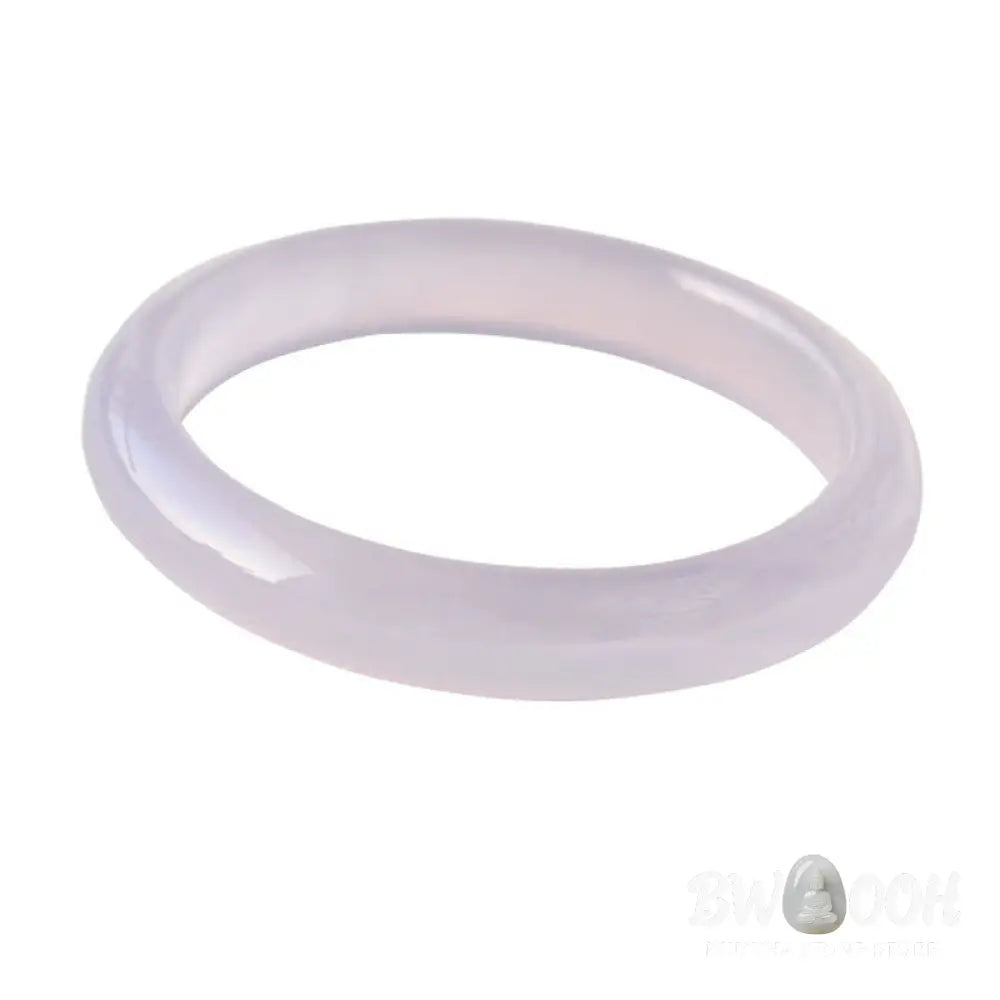 Buddha Stones Natural Chalcedony Positive Energy Bracelet Bangle - BWOOOH - Bracelet Bangle