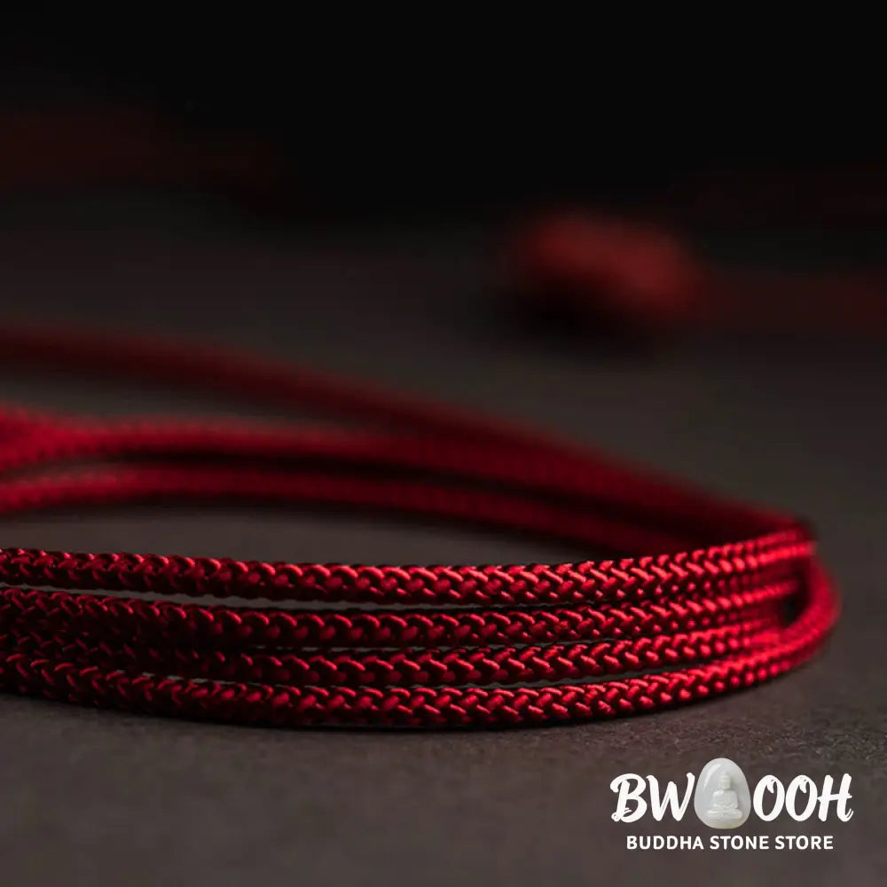 Buddha Stones Natural Cinnabar Chinese Zodiac Gourd Calm Blessing Red String Belly Chain - Belly Chain