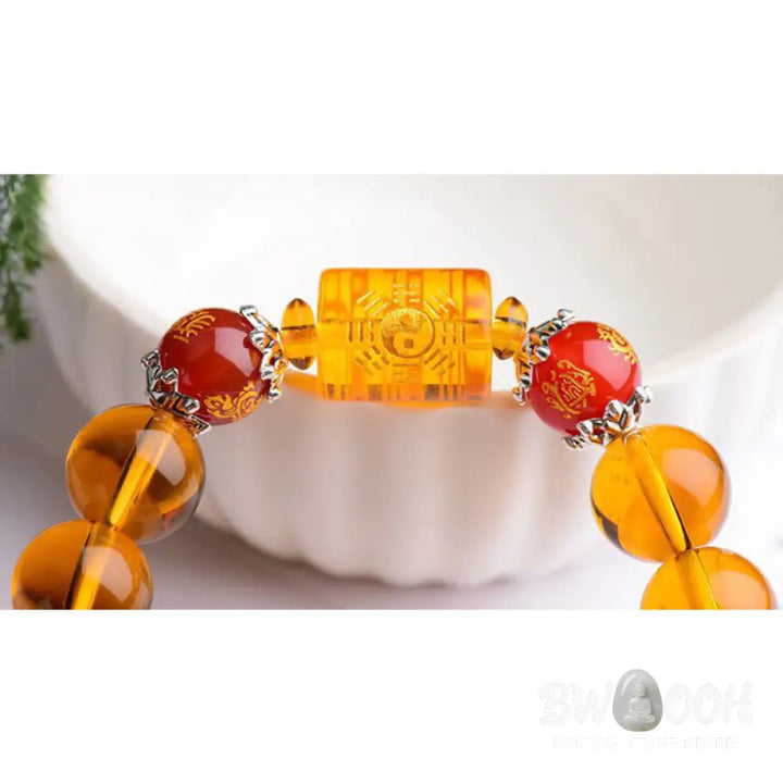 Buddha Stones Natural Citrine Fortune Happiness Bracelet - BWOOOH - Bracelet