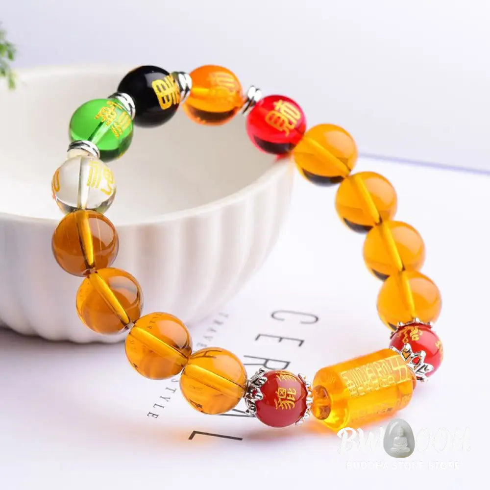 Buddha Stones Natural Citrine Fortune Happiness Bracelet - BWOOOH - Bracelet