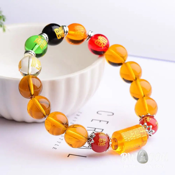 Buddha Stones Natural Citrine Fortune Happiness Bracelet - BWOOOH - Bracelet