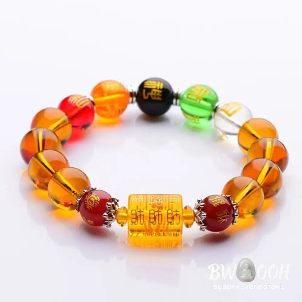 Buddha Stones Natural Citrine Fortune Happiness Bracelet - BWOOOH - Bracelet