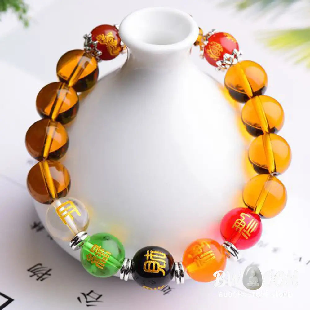 Buddha Stones Natural Citrine Fortune Happiness Bracelet - BWOOOH - Bracelet