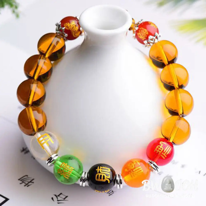 Buddha Stones Natural Citrine Fortune Happiness Bracelet - BWOOOH - Bracelet