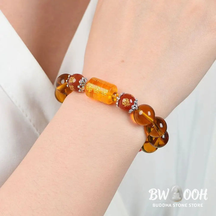 Buddha Stones Natural Citrine Fortune Happiness Bracelet - BWOOOH - Bracelet