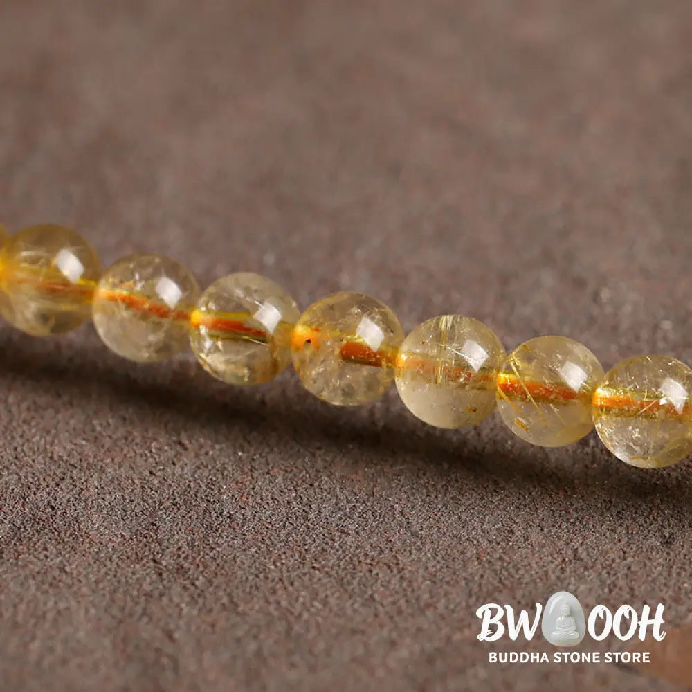 BWOOOH Natural Citrine Prosperity Protection Bracelet - Citrine - Bracelet