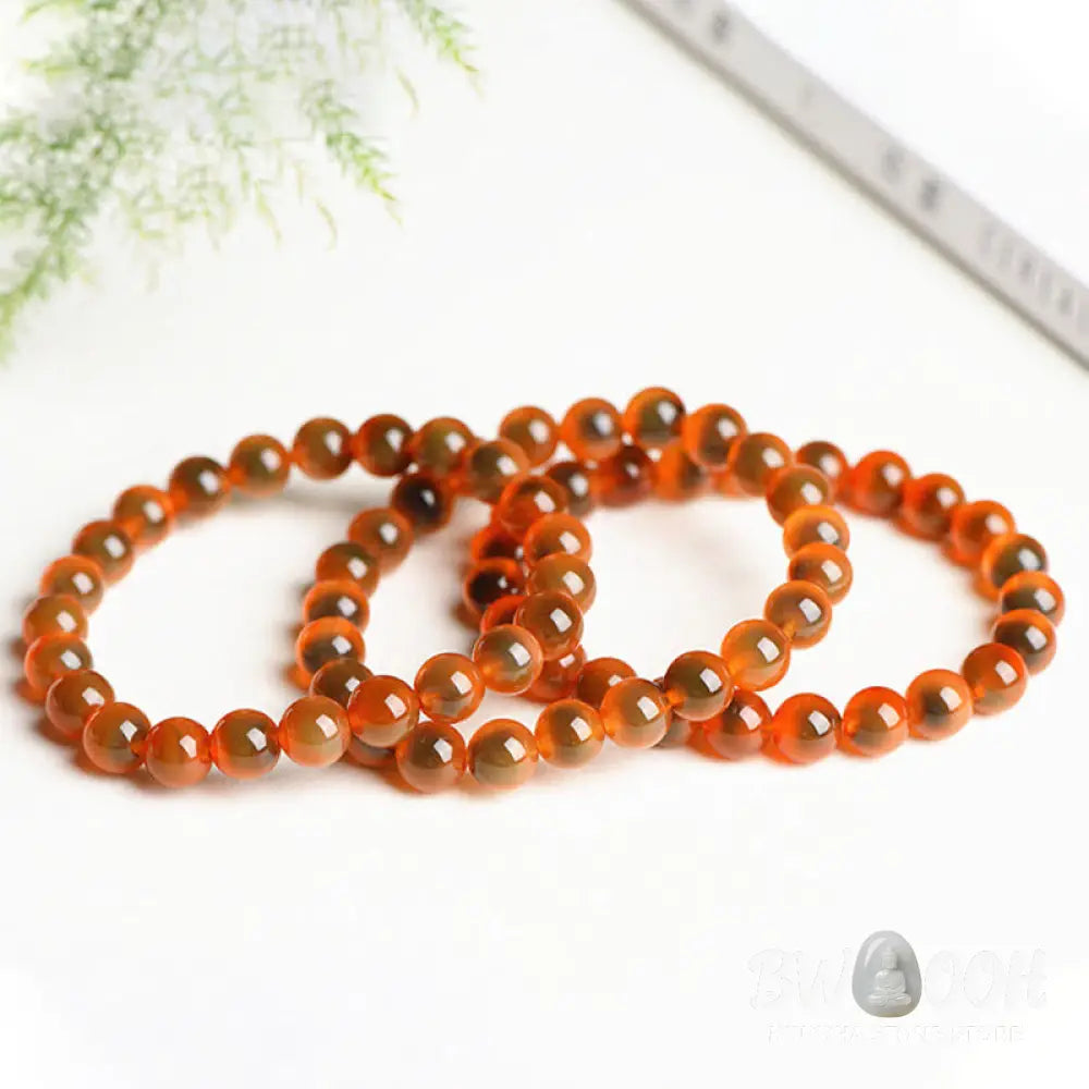BWOOOH Natural Colorful Candy Agate Harmony Strength Bead Bracelet | spiritual healing bracelet