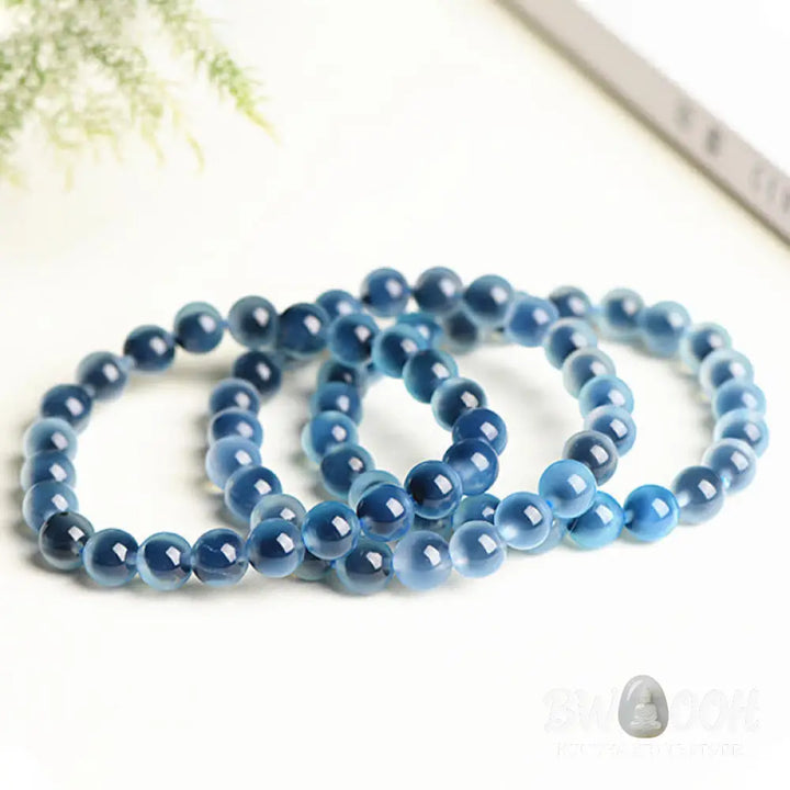 BWOOOH Natural Colorful Candy Agate Harmony Strength Bead Bracelet | spiritual healing bracelet