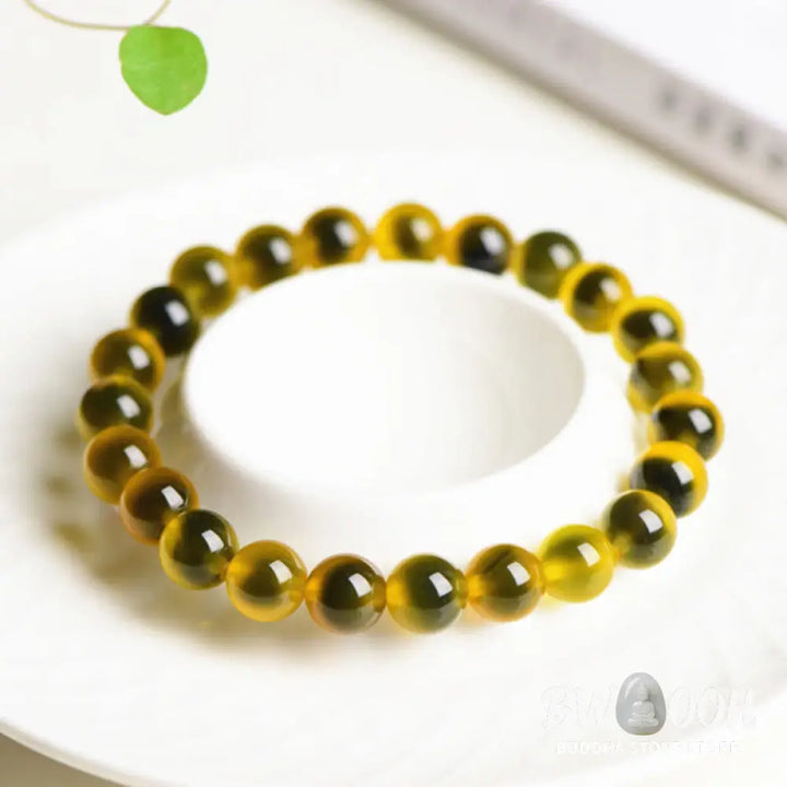 BWOOOH Natural Colorful Candy Agate Harmony Strength Bead Bracelet | spiritual healing bracelet
