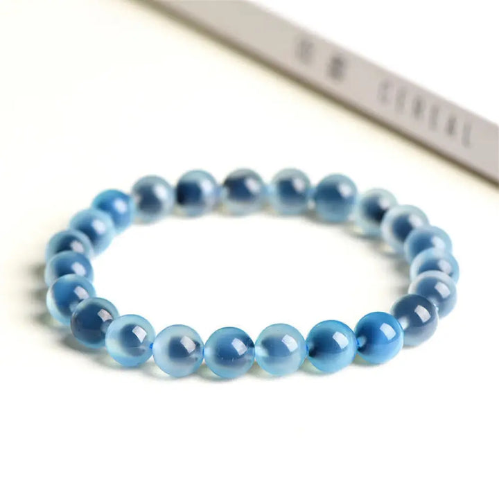 BWOOOH Natural Colorful Candy Agate Harmony Strength Bead Bracelet | spiritual healing bracelet