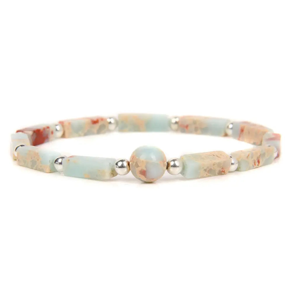 Buddha Stones Natural Crystal Amethyst Tiger Eye Spiritual Balance Bracelet - BWOOOH - Amazonite - Bracelet