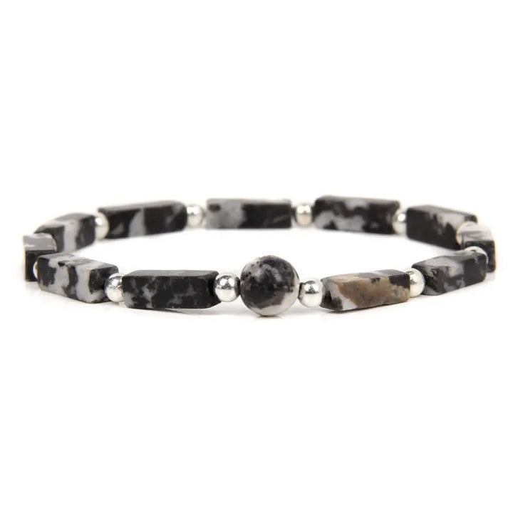 Buddha Stones Natural Crystal Amethyst Tiger Eye Spiritual Balance Bracelet - BWOOOH - Black Onyx - Bracelet