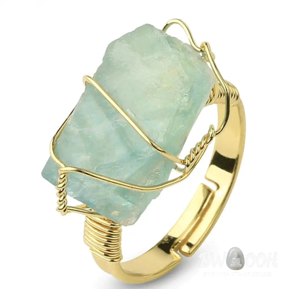 Buddha Stones Natural Crystal Gemstone Amethyst Adjustable Ring - BWOOOH - Rings