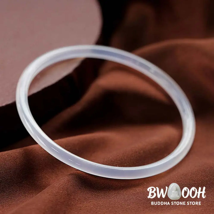 Buddha Stones Natural Cyan White Jade Success Bracelet - BWOOOH - Bracelet