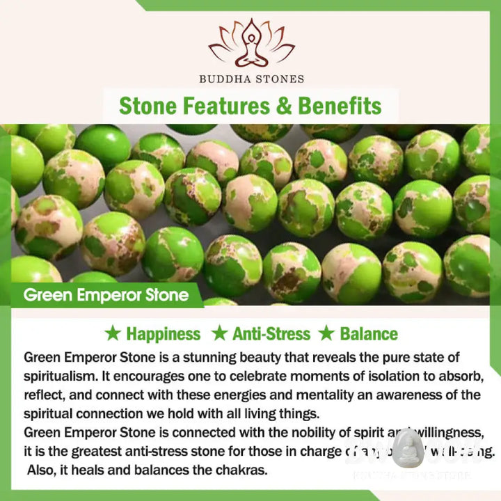 Buddha Stones Natural Emperor Stone Geometric Crystal Anti-Stress Earrings - Earrings