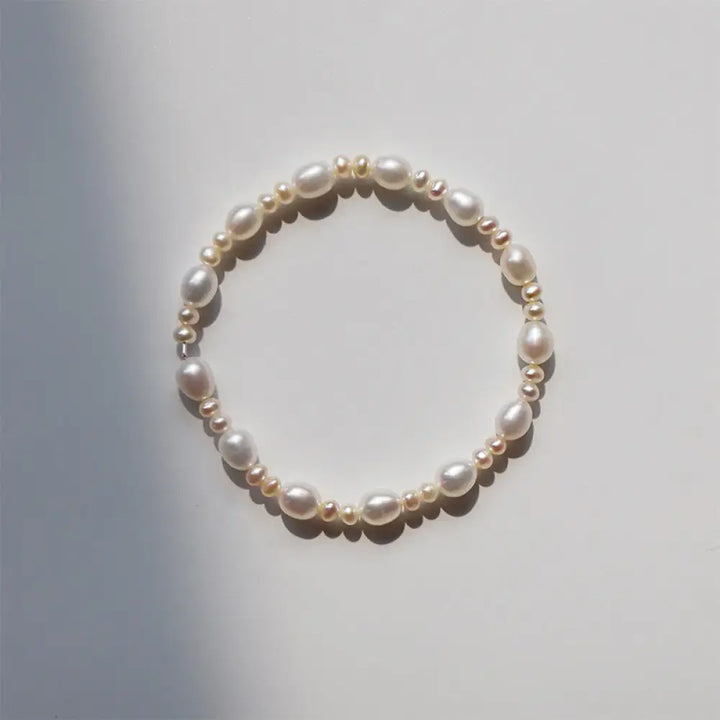 Buddha Stones Natural Flower Pearl Sincerity Bead Bracelet - Pearl Bead - Bracelet