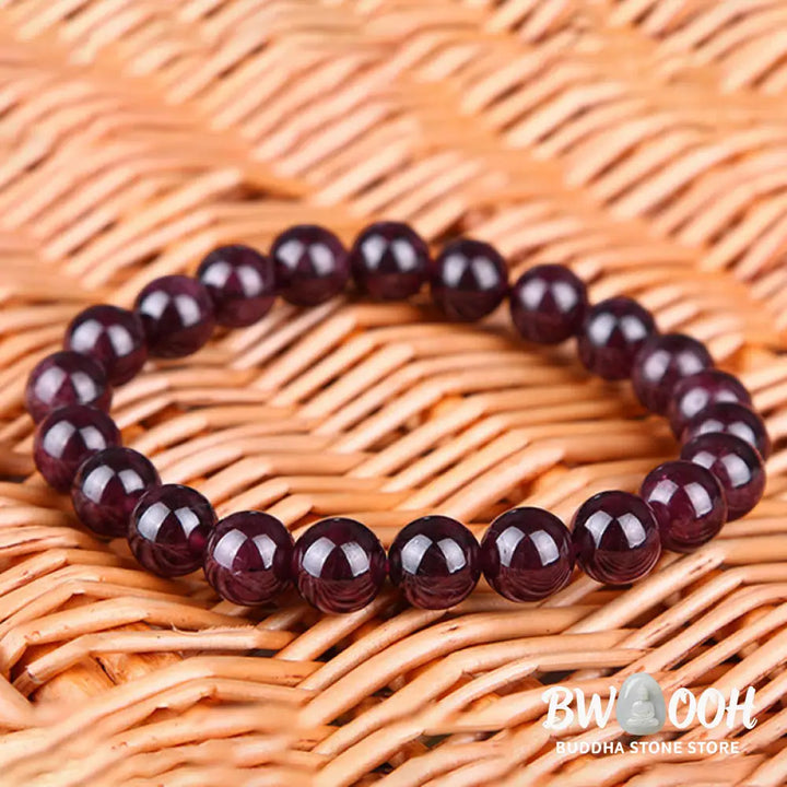 Buddha Stones Natural Garnet Bead Passion Bracelet - BWOOOH - Bracelet
