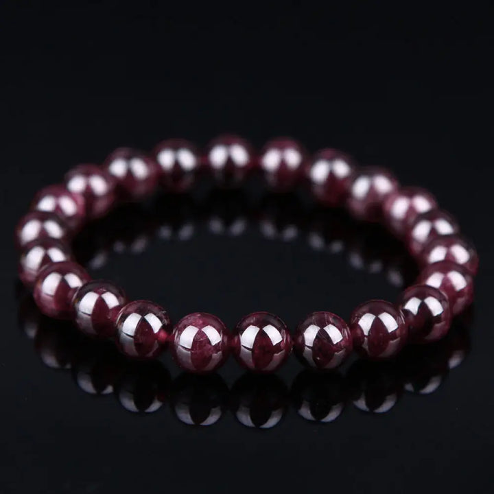 BWOOOH Natural Garnet Bead Passion Bracelet - BWOOOH - 6mm - Bracelet