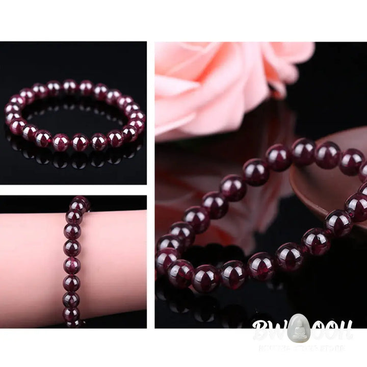 Buddha Stones Natural Garnet Bead Passion Bracelet - BWOOOH - Bracelet