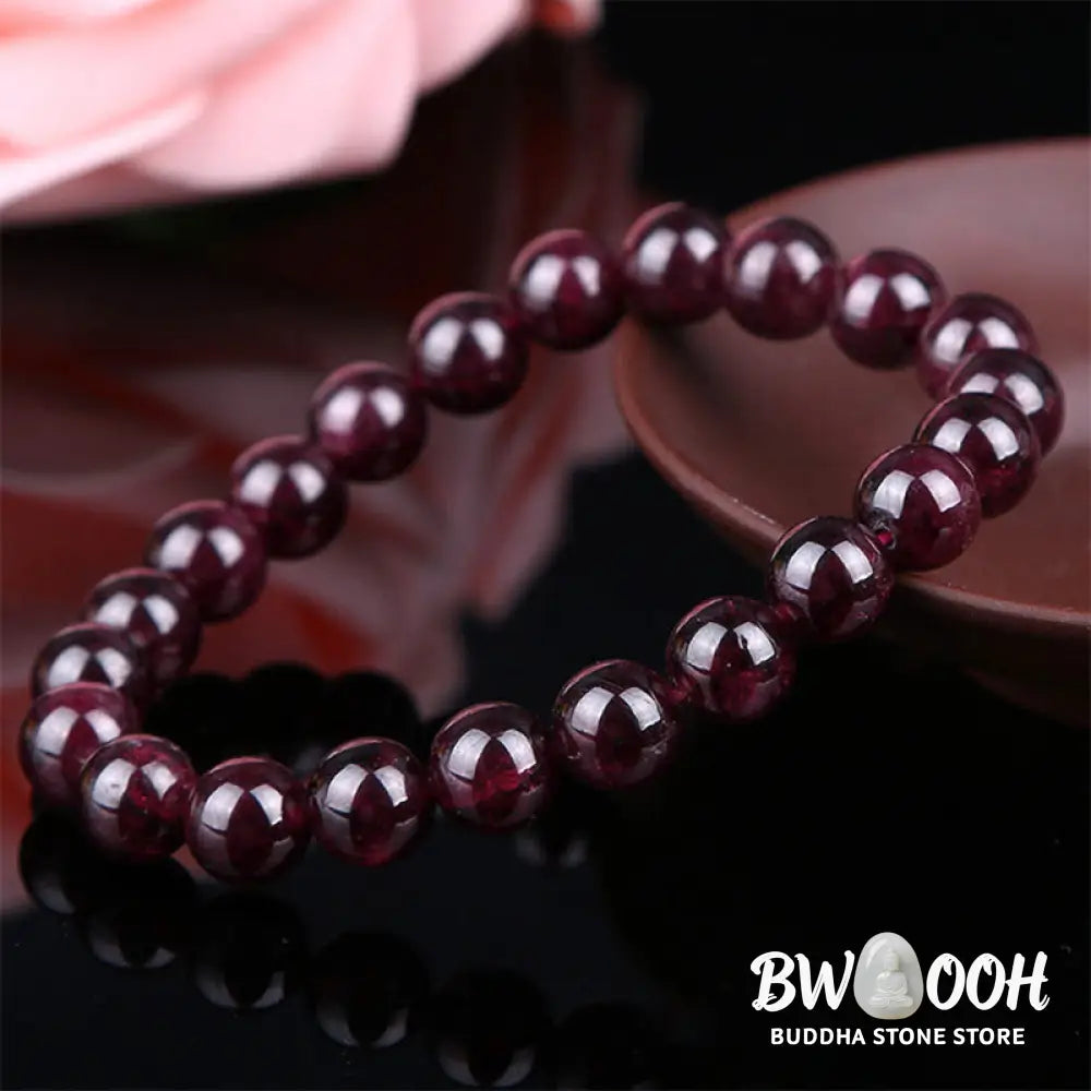 Buddha Stones Natural Garnet Bead Passion Bracelet - BWOOOH - Bracelet