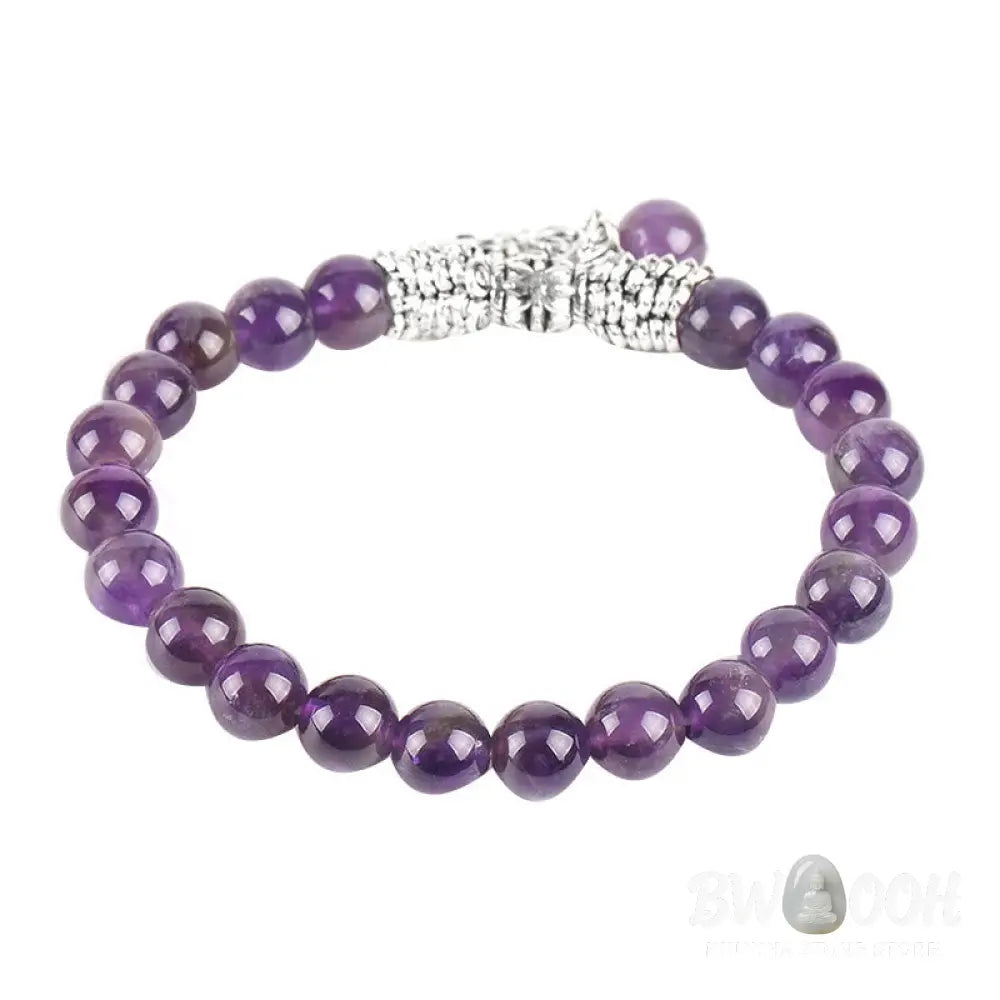 Buddha Stones Natural Gemstone Tree of Life Lucky Charm Stretch Bracelet - BWOOOH - Bracelet