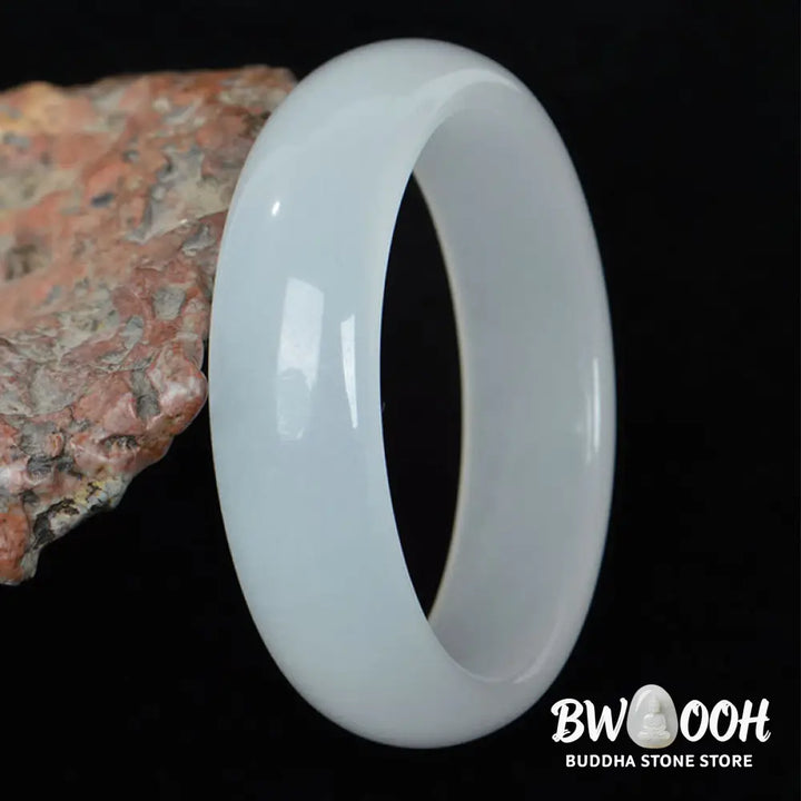 BWOOOH Natural Golden Silk Jade Wealth Luck Bracelet Bangle - Bracelet Bangle