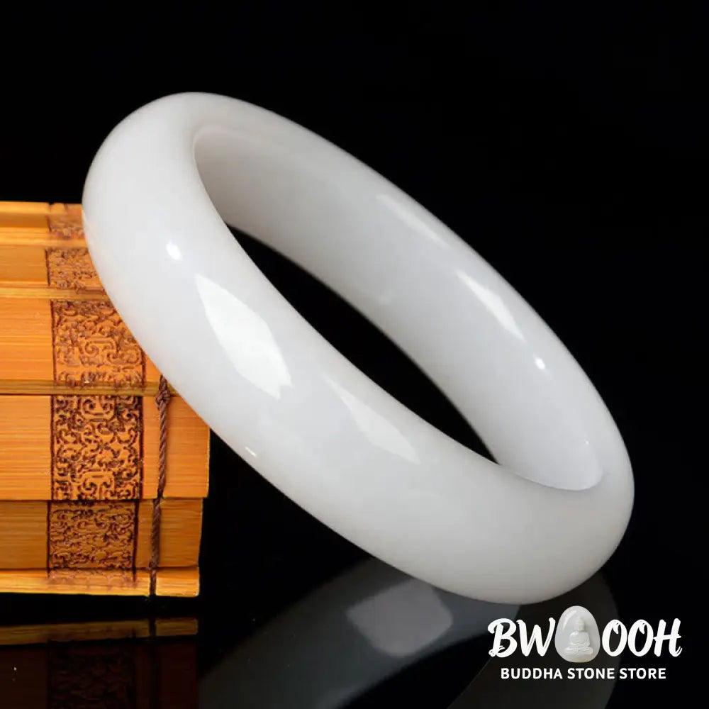 BWOOOH Natural Golden Silk Jade Wealth Luck Bracelet Bangle - Bracelet Bangle