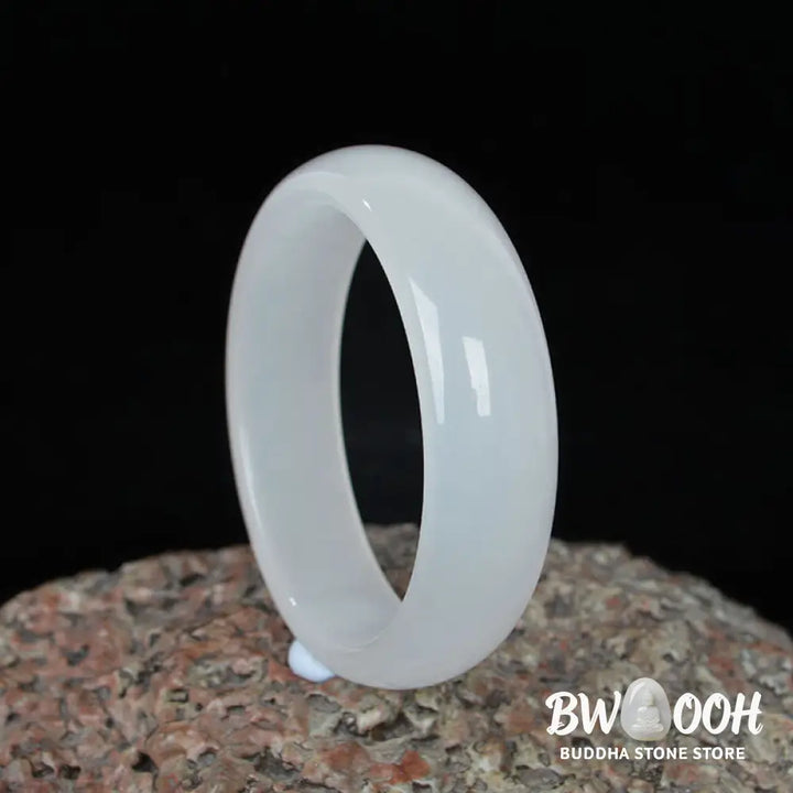 BWOOOH Natural Golden Silk Jade Wealth Luck Bracelet Bangle - Bracelet Bangle