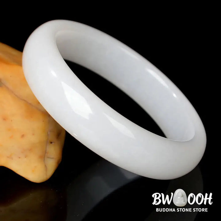 BWOOOH Natural Golden Silk Jade Wealth Luck Bracelet Bangle - Bracelet Bangle