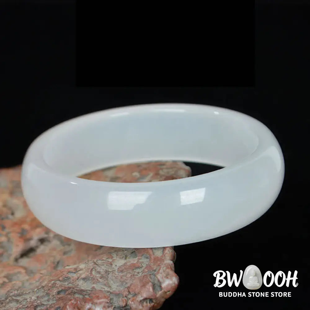 BWOOOH Natural Golden Silk Jade Wealth Luck Bracelet Bangle - Bracelet Bangle