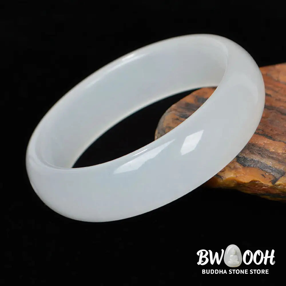 BWOOOH Natural Golden Silk Jade Wealth Luck Bracelet Bangle - Bracelet Bangle