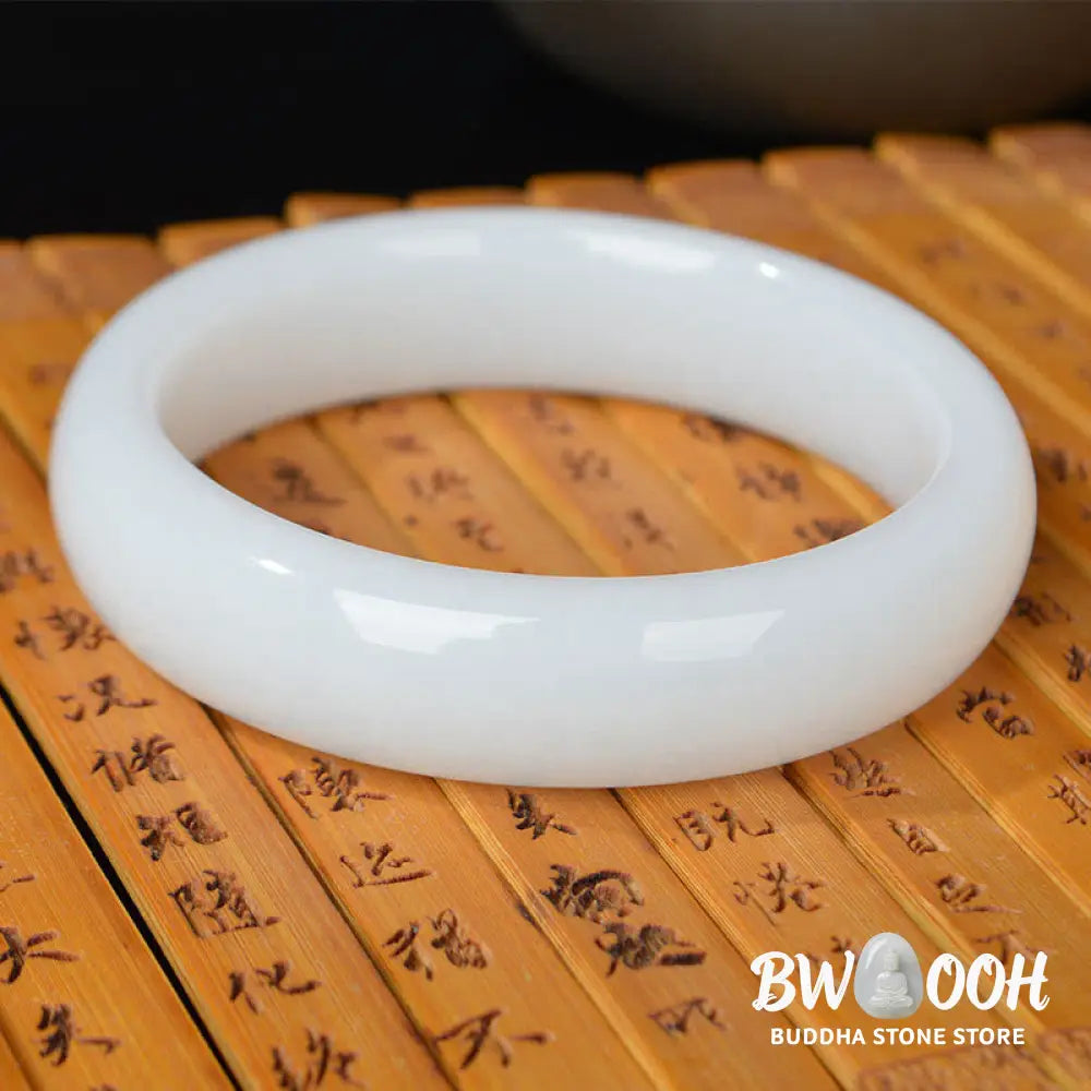 BWOOOH Natural Golden Silk Jade Wealth Luck Bracelet Bangle - Bracelet Bangle