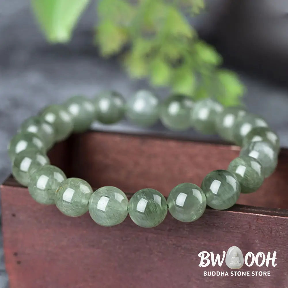 Buddha Stones Natural Green Crystal Blessing Wealth Bracelet - BWOOOH - Bracelet