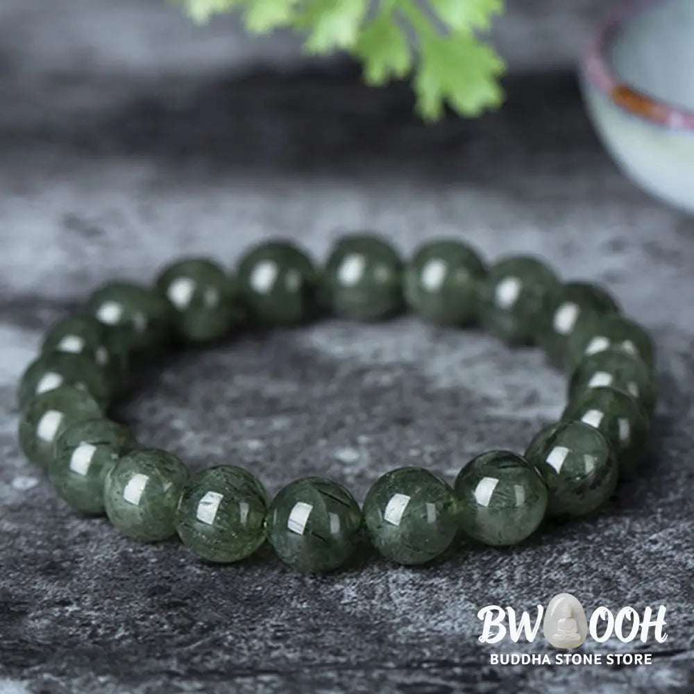 Buddha Stones Natural Green Crystal Blessing Wealth Bracelet - BWOOOH - Bracelet