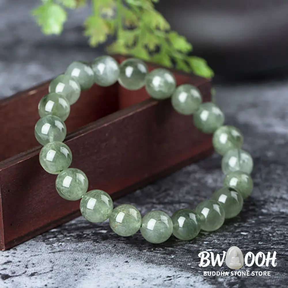 Buddha Stones Natural Green Crystal Blessing Wealth Bracelet - BWOOOH - Bracelet