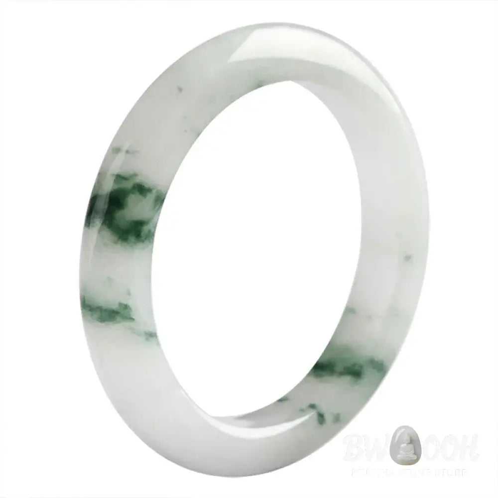 Buddha Stones Natural Green Jade Luck Abundance Ring - BWOOOH - Ring