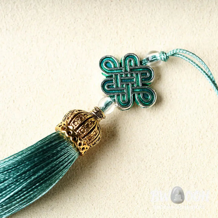 Buddha Stones Natural Green Sandalwood Lotus Flower Leaf Engraved Soothing Comb - Comb