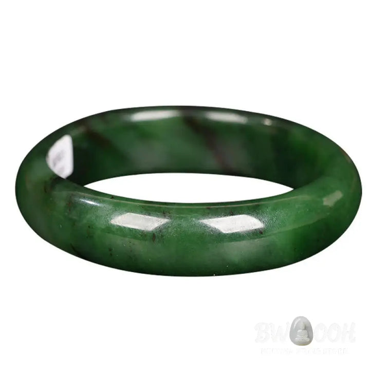 Buddha Stones Natural Hetian Cyan Jade Happiness Success Bracelet Bangle - BWOOOH - Bracelet Bangle