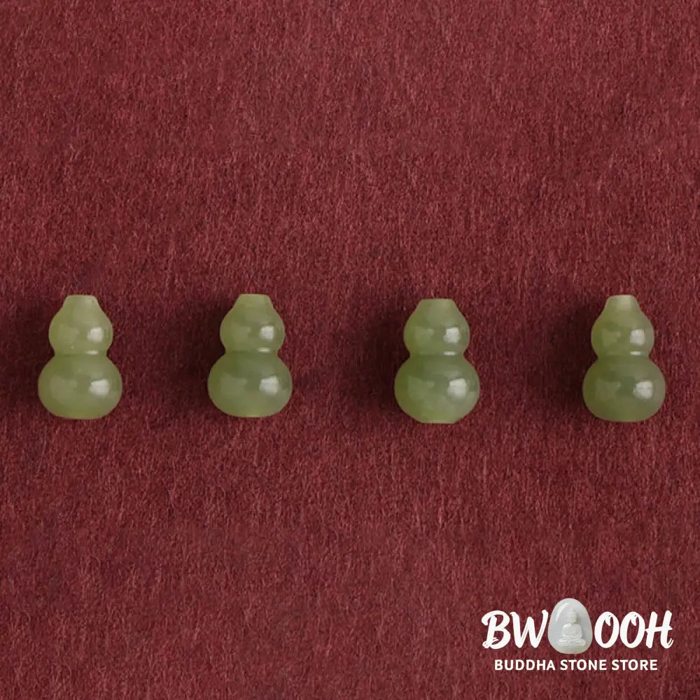 Buddha Stones Natural Hetian Jade Gourd Protection Luck Braided Bracelet Anklet - BWOOOH - Bracelet Anklet