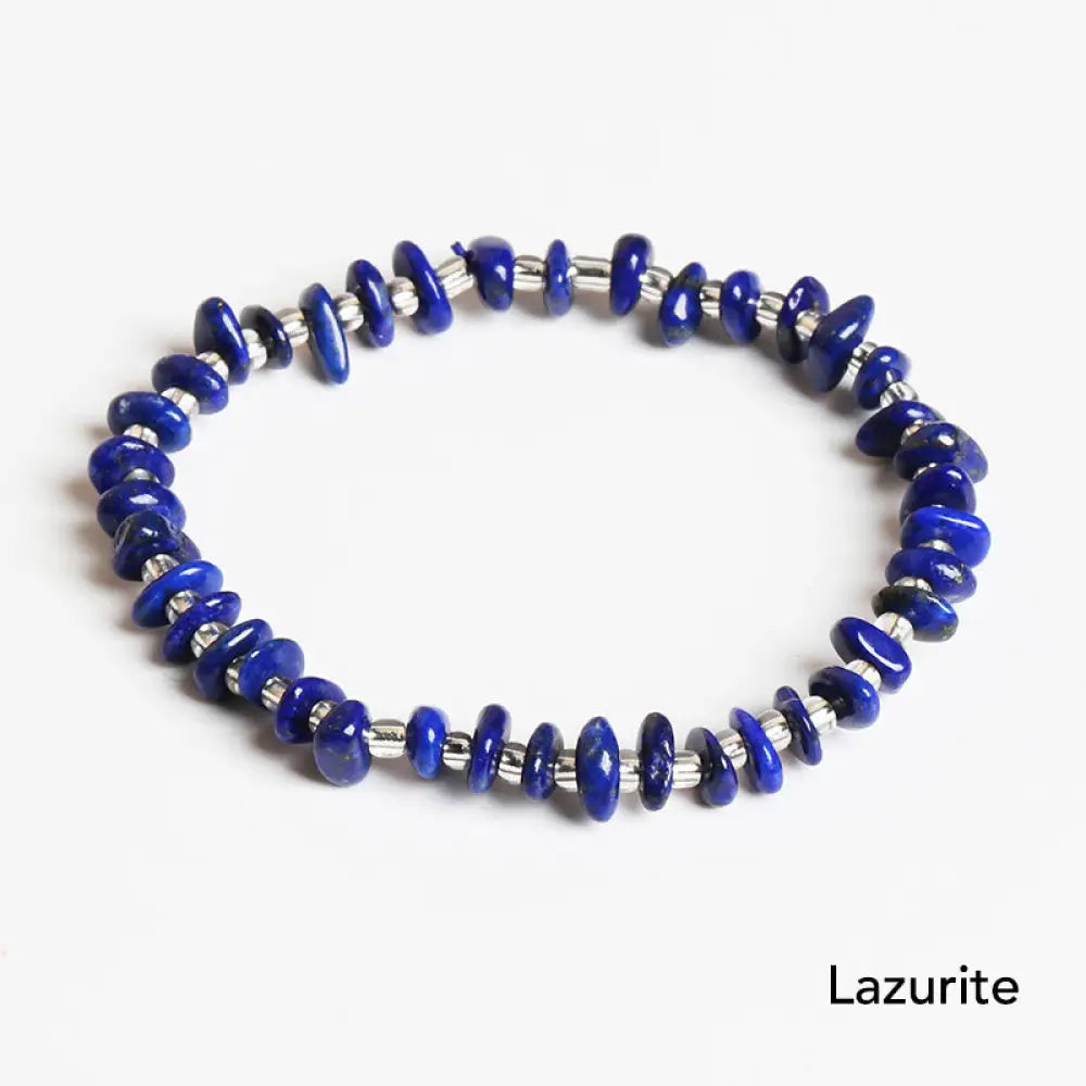BWOOOH Natural Irregular Shape Stone Crystal Meditation Balance Bracelet | spiritual healing bracelet