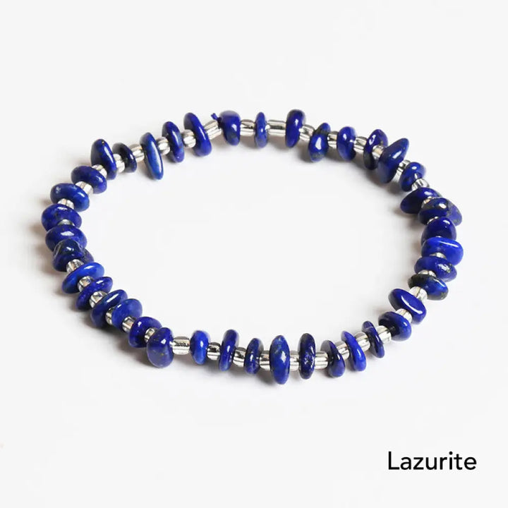 BWOOOH Natural Irregular Shape Stone Crystal Meditation Balance Bracelet | spiritual healing bracelet