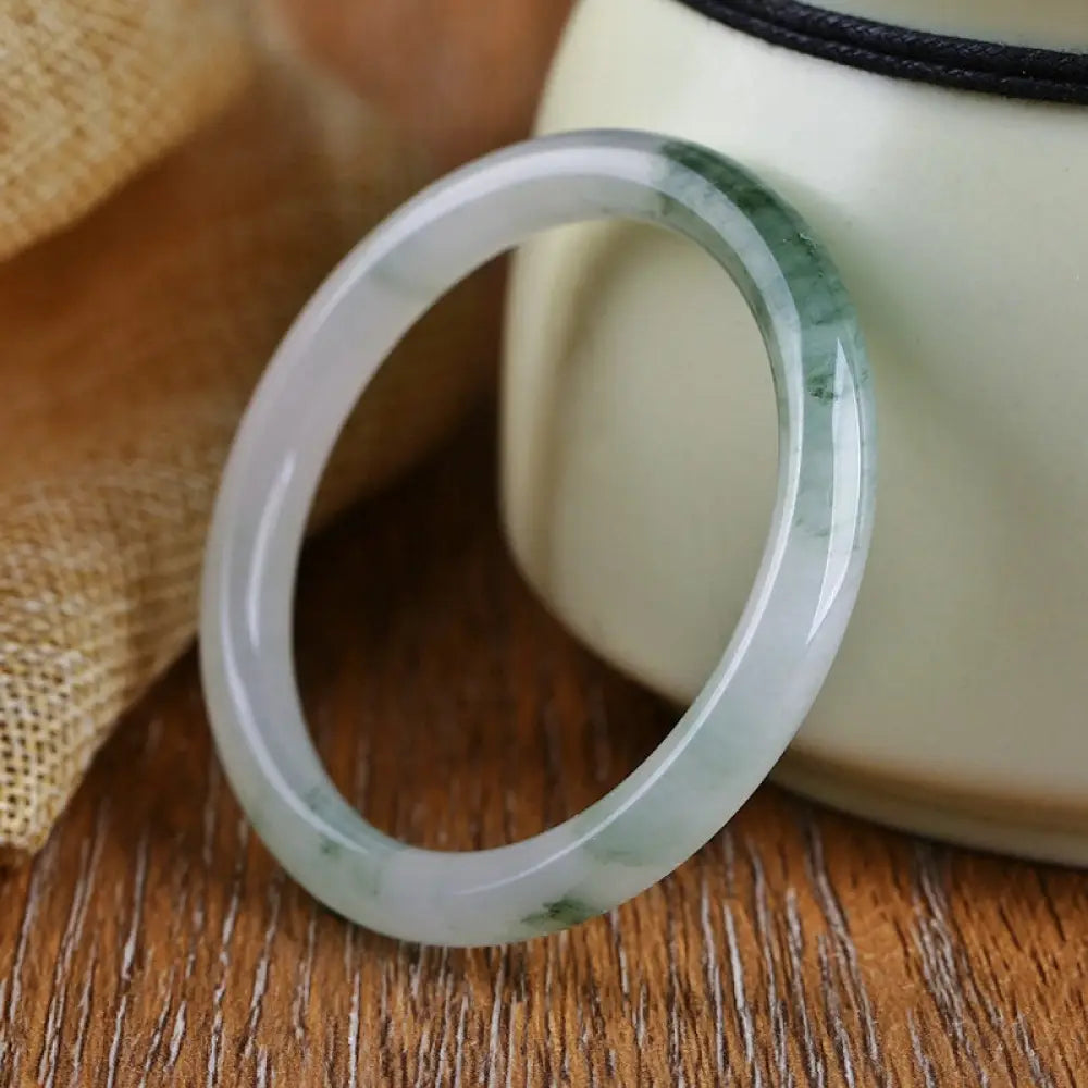 BWOOOH Natural Jade Abundance Protection Bracelet Bangle - 50mm - Bracelet Bangle