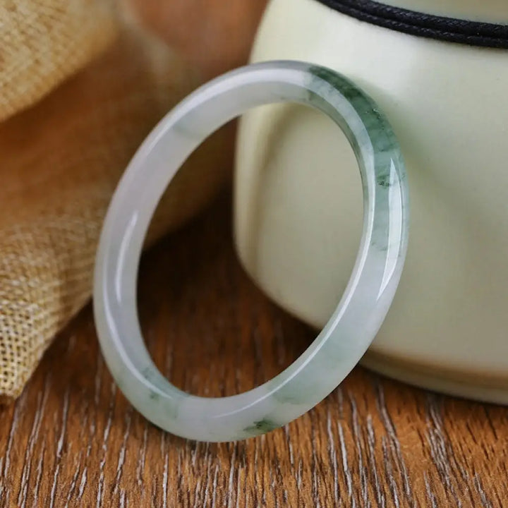 BWOOOH Natural Jade Abundance Protection Bracelet Bangle - 50mm - Bracelet Bangle
