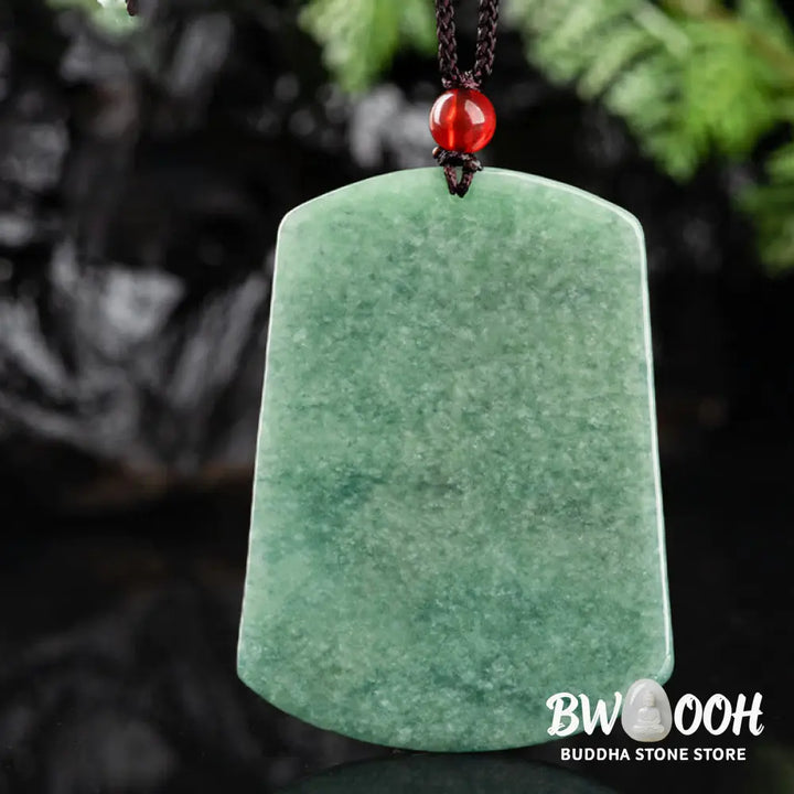 Buddha Stones Natural Jade Chinese Zodiac Dragon Sea Luck String Necklace Pendant - BWOOOH - Jade(Prosperity♥Abundance)