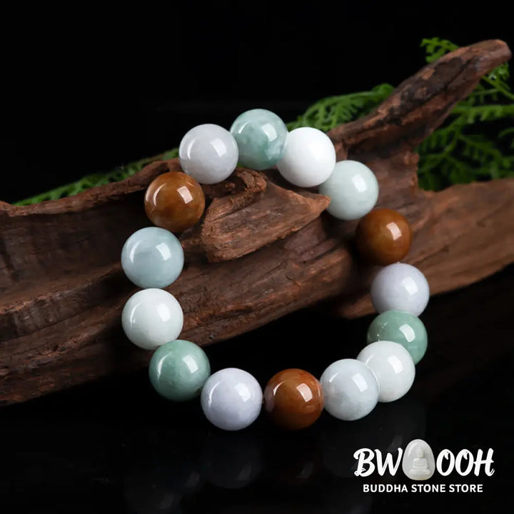 Buddha Stones Natural Jade Healing Protection Bracelet - Jade - Bracelet