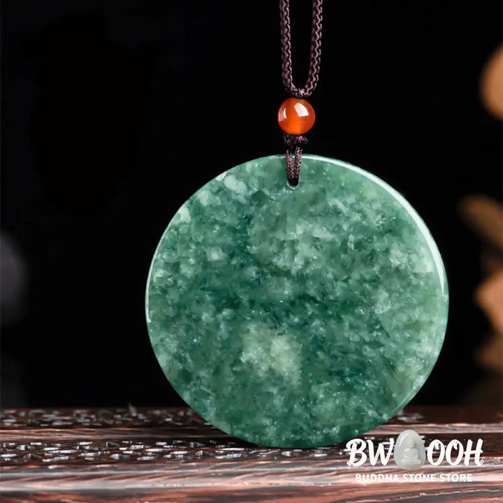 Buddha Stones Natural Jade Kirin Abundance String Necklace Pendant - BWOOOH - Jade(Prosperity♥Abundance) - Necklaces &amp;