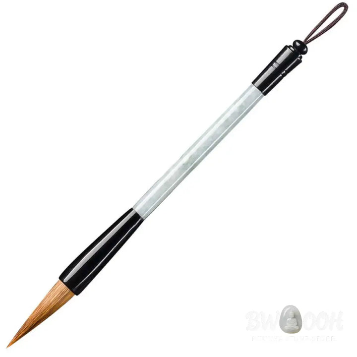 Buddha Stones Natural Jade Luck Chinese Calligraphy Brush Pen Chinese Writing Brush With Gift Box - Chinese Writing