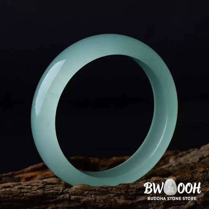 Buddha Stones Natural Jade Luck Healing Prosperity Bangle Bracelet - BWOOOH - Bracelet Bangle