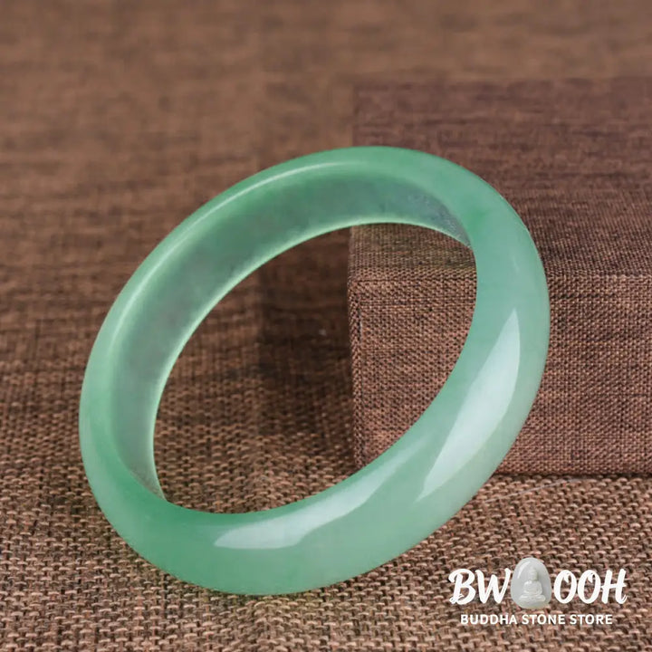 Buddha Stones Natural Jade Luck Healing Prosperity Bangle Bracelet - BWOOOH - Bracelet Bangle