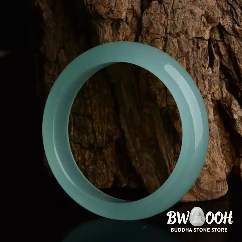 Buddha Stones Natural Jade Luck Healing Prosperity Bangle Bracelet - BWOOOH - Bracelet Bangle
